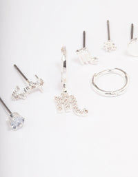 Silver Plated Scorpio Earring Pack - link has visual effect only