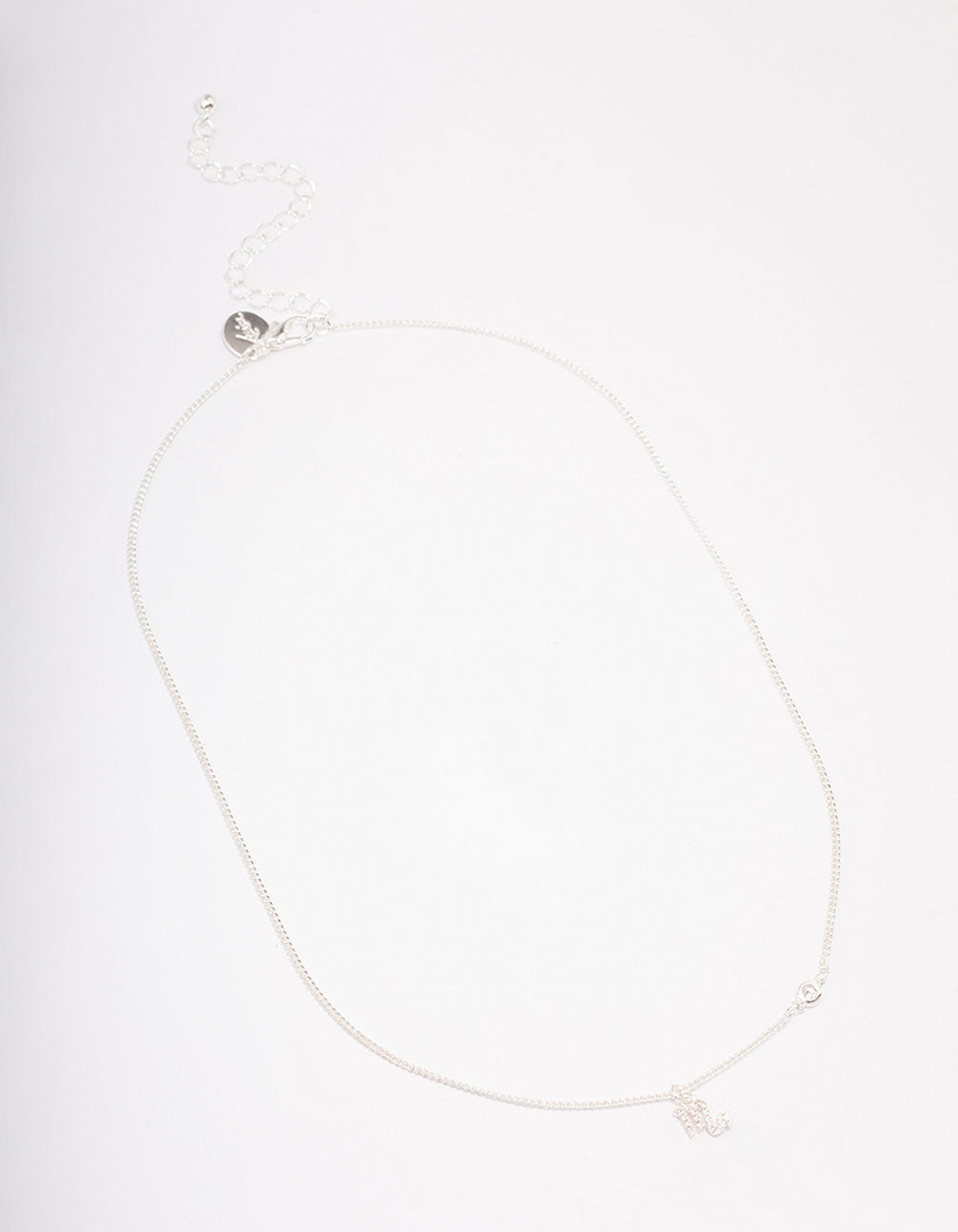 Silver Plated Scorpio Necklace With Cubic Zirconia Pendant