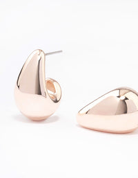 Rose Gold Plated Bubble Drop Stud Earrings - link has visual effect only