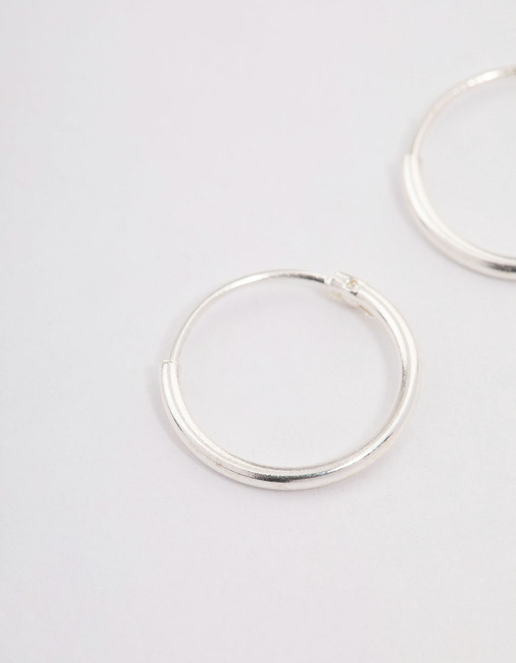 Sterling Silver Hoop Earrings 12mm