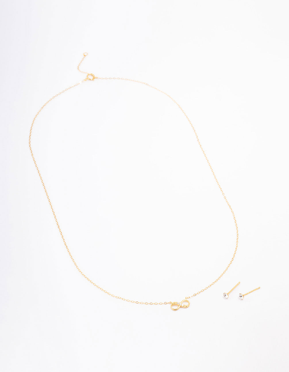 Gold Plated Sterling Silver Infinity Jewellery Set
