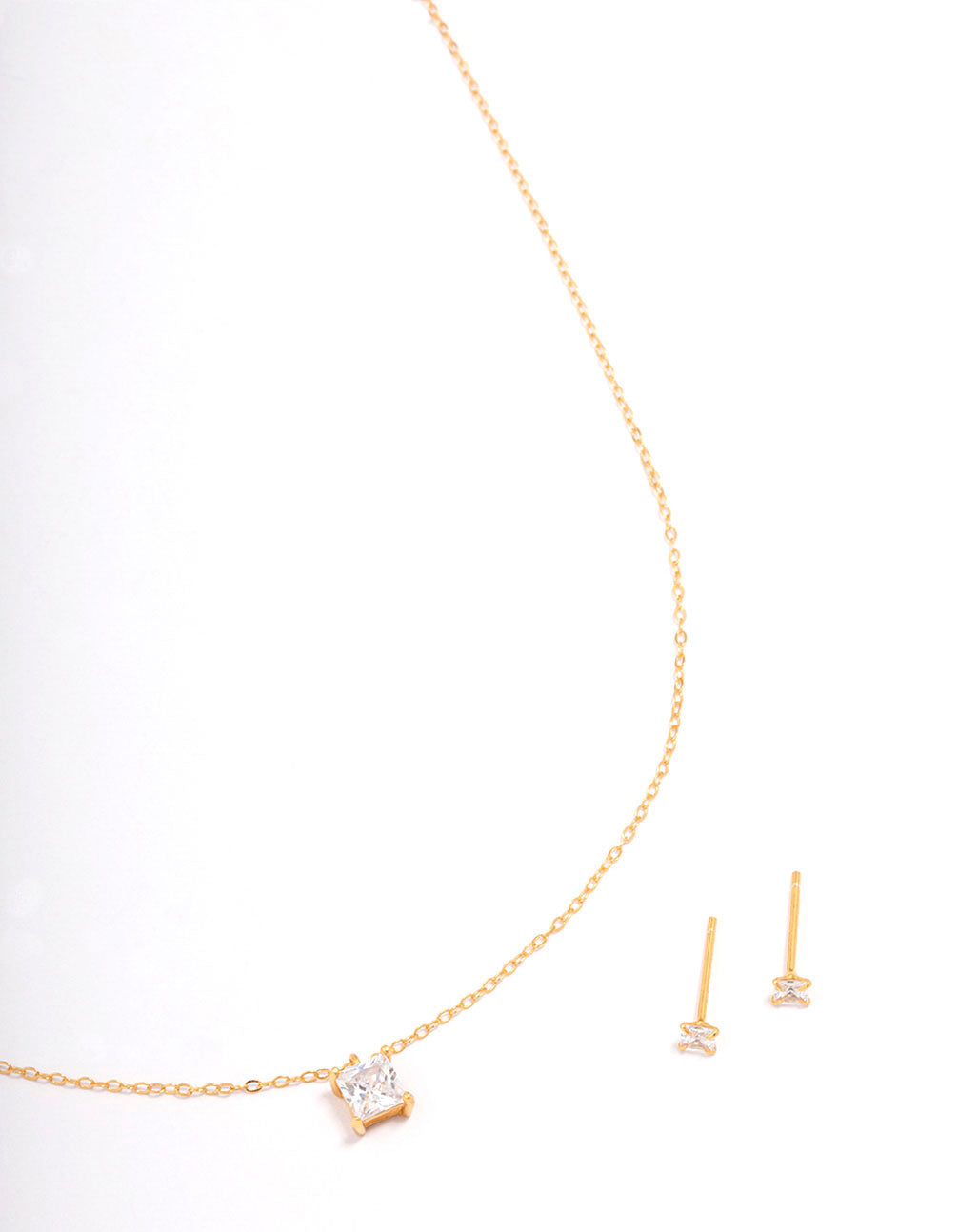 Gold Plated Sterling Silver Princess Jewellery Set