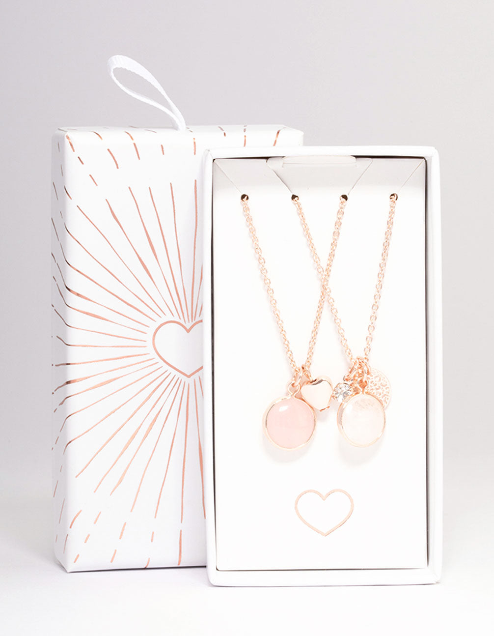 Rose Gold Mixed Jingle Necklace Pack