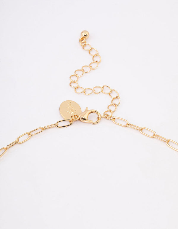 Gold Plated Freshwater Pearl Cherub Jewellery Set