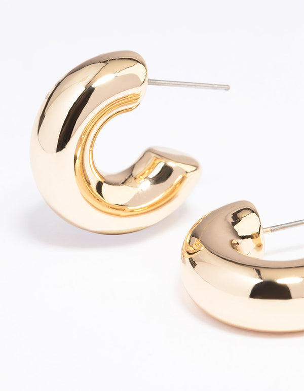 Gold Plated Small Hoop Earrings