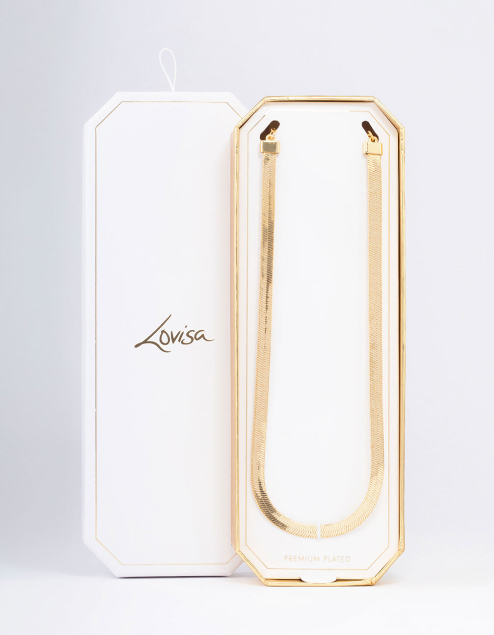 Gold Plated Snake Chain Necklace