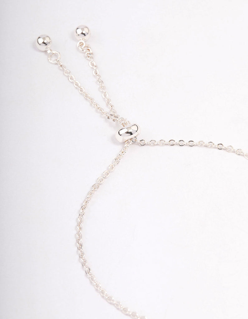 Silver Plated Aries Script Bracelet - Lovisa