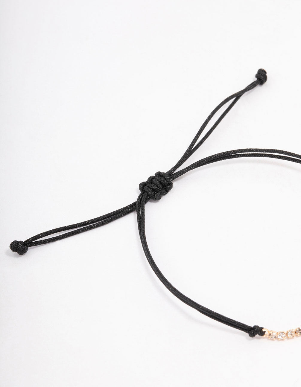 Black Diamante Toggle Bracelet