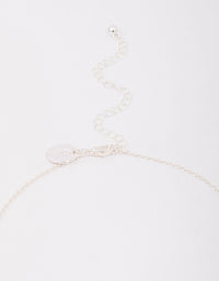 Silver Plated Brass  Large Marquise Cross Pendant Necklace - link has visual effect only