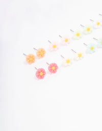 Silver Sunflower Earring 8-Pack - link has visual effect only