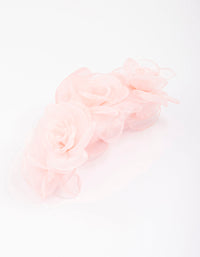 Pink Mixed Trio Flower Hair Claw Clip - link has visual effect only