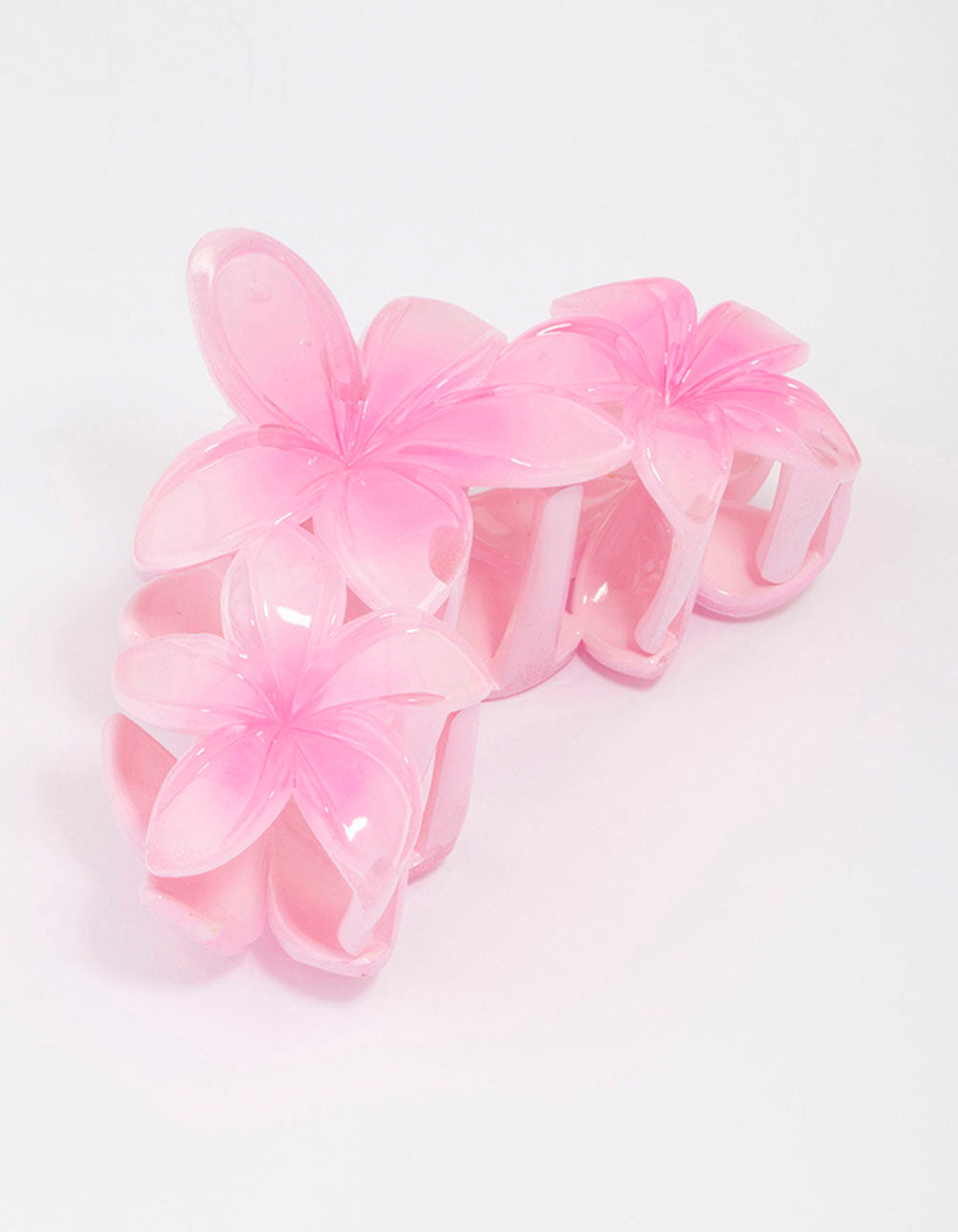 Pink Tropical Flower Trio Hair Claw Clip Lovisa pink-tropical-flower-trio-hair-claw-clip-lovisa