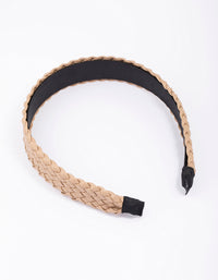 Natural Fabric Wide Wave Headband - link has visual effect only
