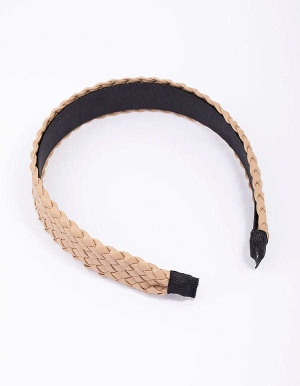 Natural Fabric Wide Wave Headband