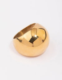 Gold Plated Stainless Steel Large Bubble Ring - link has visual effect only