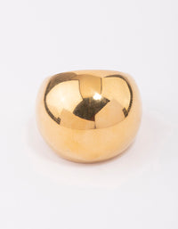 Gold Plated Stainless Steel Large Bubble Ring - link has visual effect only