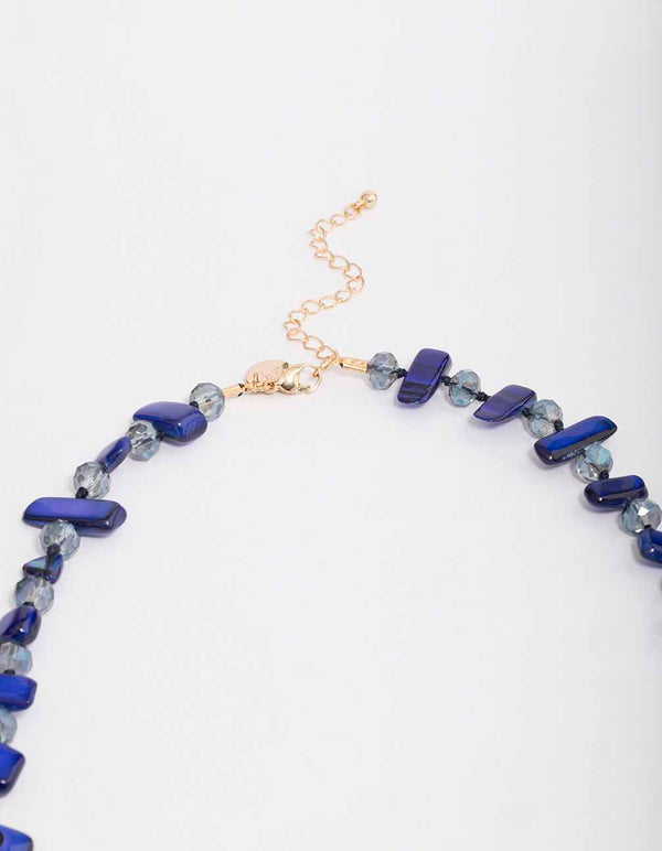 Blue Beaded Necklace