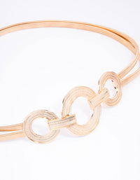 Gold Triple Circle Stretch Belt - link has visual effect only