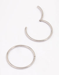 Surgical Steel Sleeper Hoop Earrings 16mm - link has visual effect only