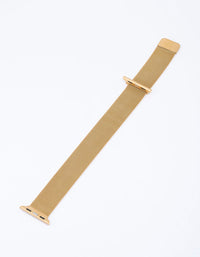 Gold Mesh Watch Band 42/44/45mm - link has visual effect only
