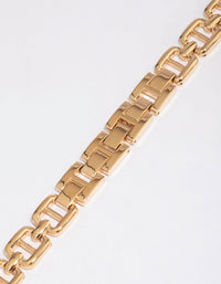 Gold Vintage Chain Watch Band 38/40/41mm - link has visual effect only