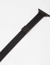Black Thin Mesh Watch Band 38/40/41mm - link has visual effect only
