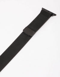 Black Mesh Watch Band 42/44/45mm - link has visual effect only