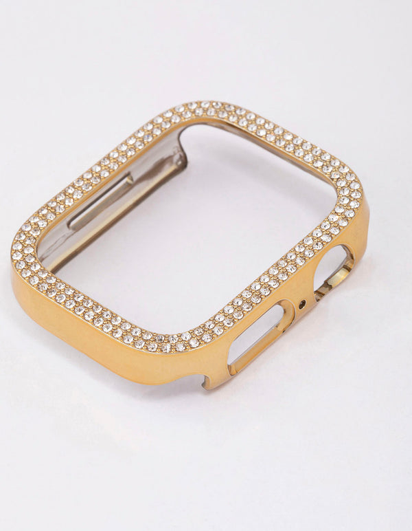 Gold Diamante Encrusted Watch Case 44/45mm