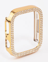 Gold Diamante Encrusted Watch Case 44/45mm - link has visual effect only