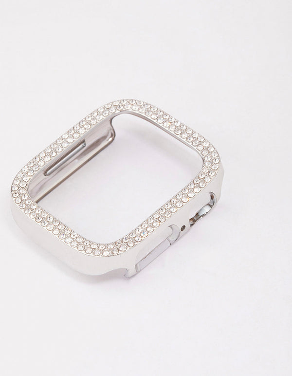 Silver Diamante Watch Case 40/41mm Lovisa
