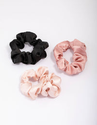 Pink Hair Scrunchie 3-Pack - link has visual effect only