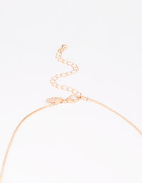 Gold Diamante Long Tassel Necklace - link has visual effect only