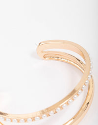 Gold Pearl Wrist Cuff - link has visual effect only