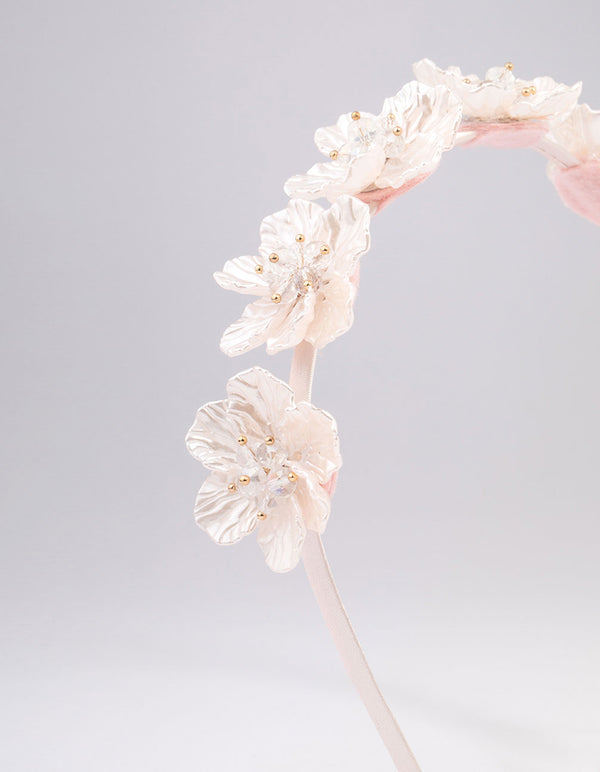 Mixed Floral Petal Detailed Headband