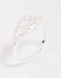 Silver Plated Oval Enchanting Ring - link has visual effect only