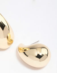 Gold Plated Teardrop Bubble Drop Earrings - link has visual effect only