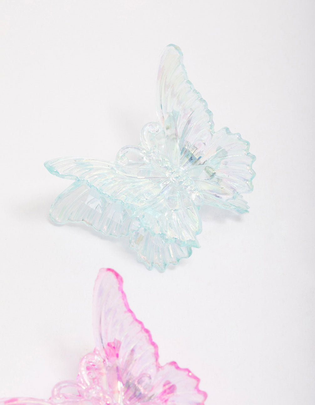 Pastel Irregular Butterfly Hair Claw Clip Pack