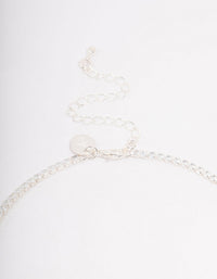 Silver Statement Flower Necklace - link has visual effect only