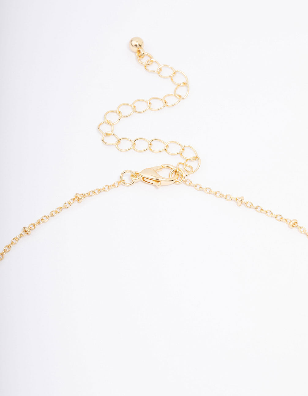 Gold Plated Diamante Filigree Butterfly Pendant Necklace