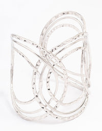 Silver Oval Loop Wrist Cuff - link has visual effect only
