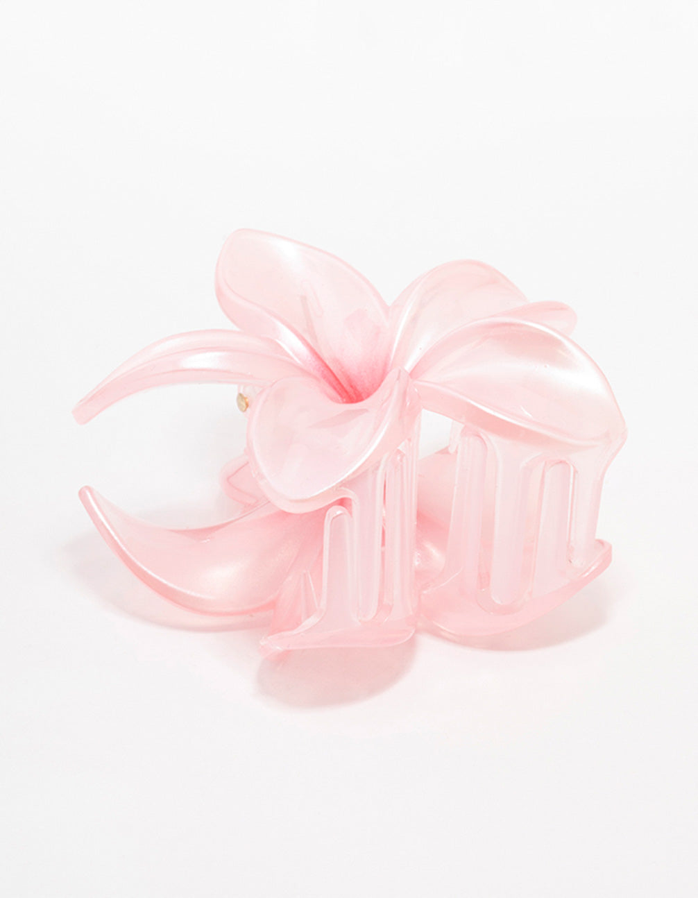 Pink Tropical Hair Claw Clip