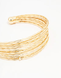 Gold Textured Wrist Cuff - link has visual effect only