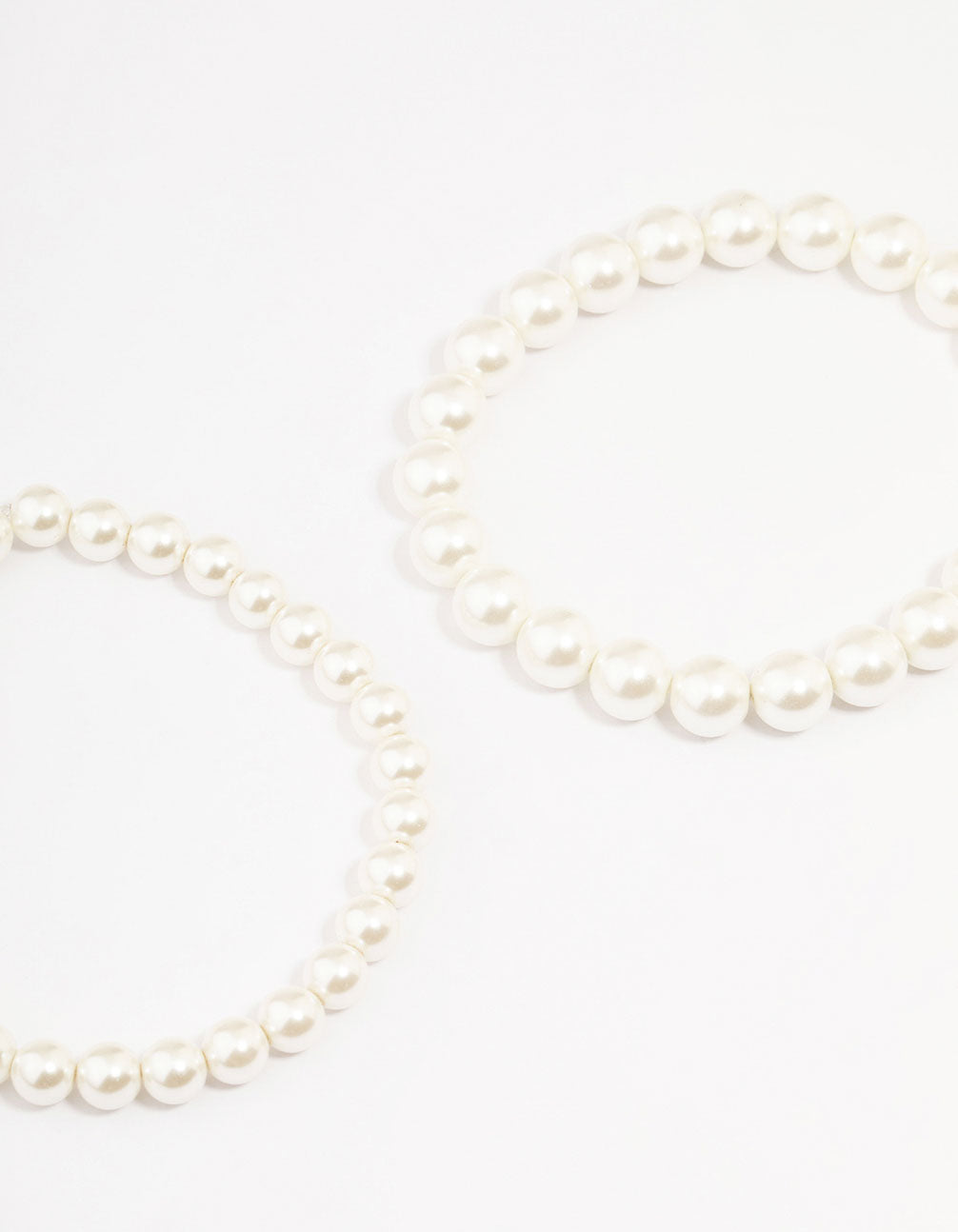 Gold Plated Freshwater Pearl Strand  Bracelets 3-Pack