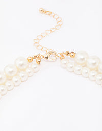 Layered Chunky Pearl Necklace - link has visual effect only