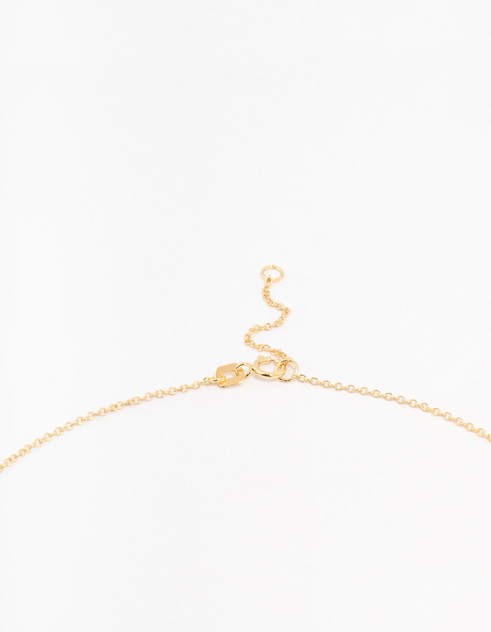 Gold Plated Sterling Silver Cubic Zirconia  Pear Pendant Necklace