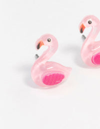 Flamingo Stud Earrings - link has visual effect only