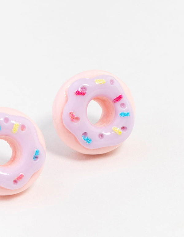 Sprinkle Doughnut Stud Earrings