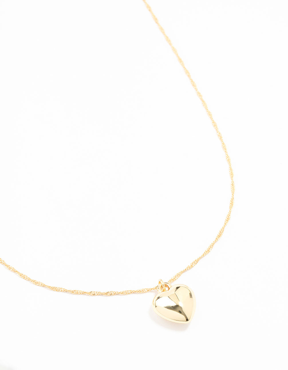 Gold Plated Heart Necklace