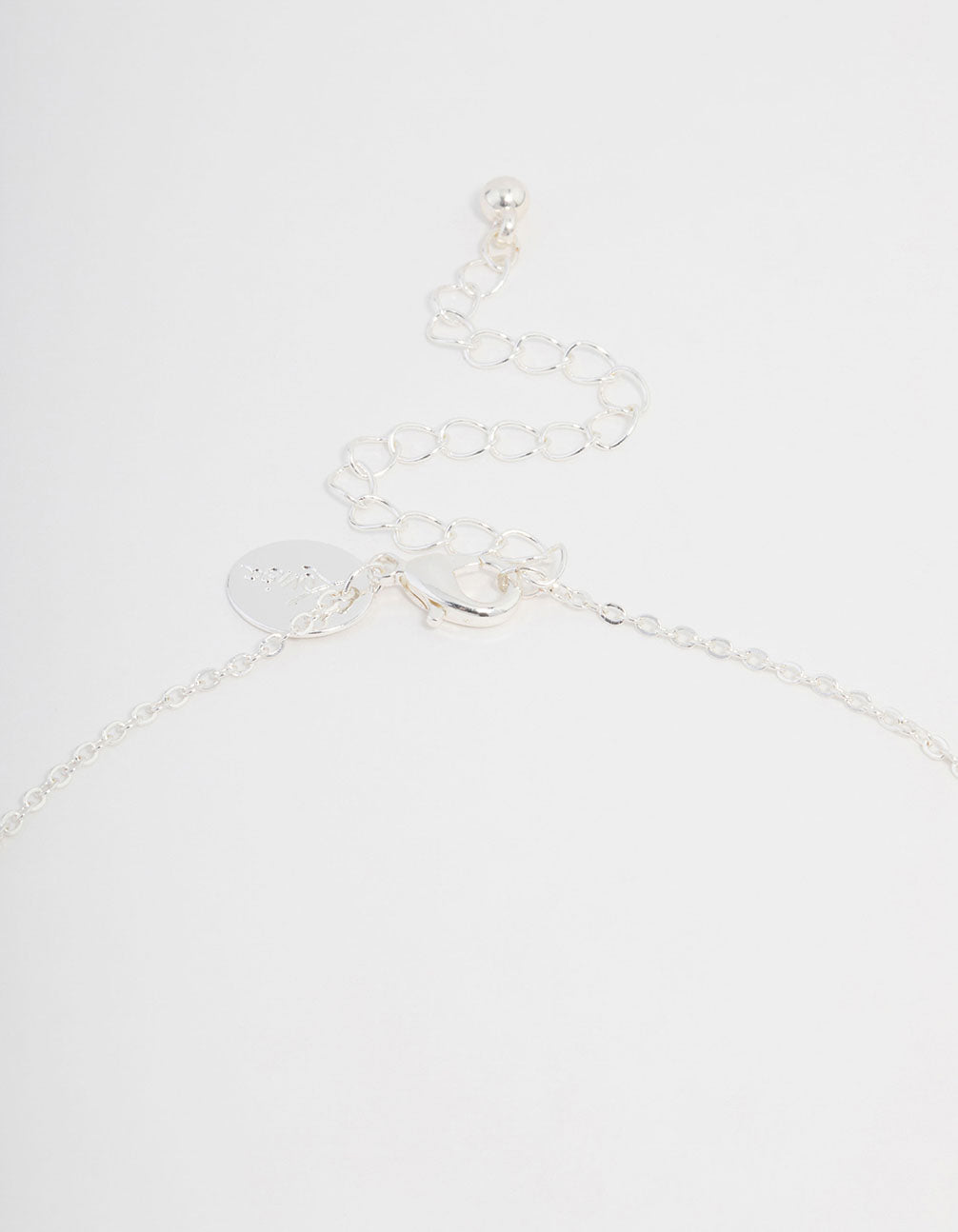 Silver Plated Diamante Cross Necklace & Stud Earrings Set
