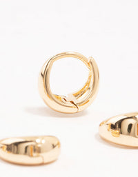 Gold Mixed Hoop Earrings 4-Pack - link has visual effect only